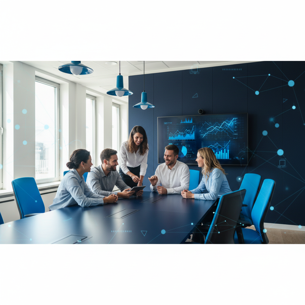 Diverse employees discussing Glassdoor review removal tactics in a modern office