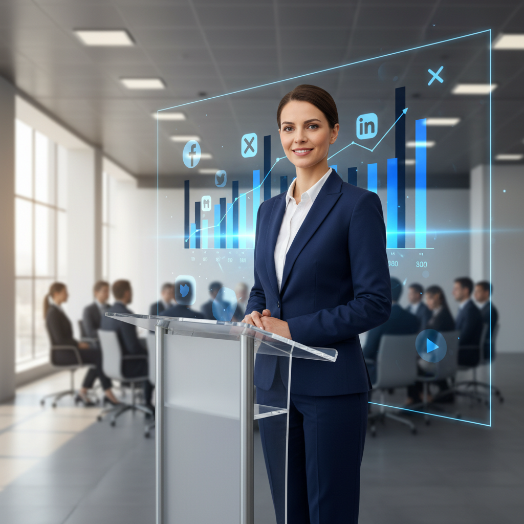 Politician managing online reputation effectively in 2026