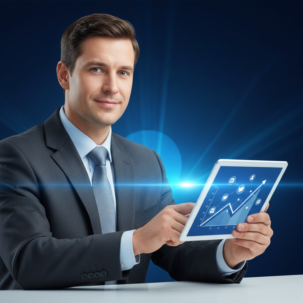 Executive professional managing online reputation in 2026
