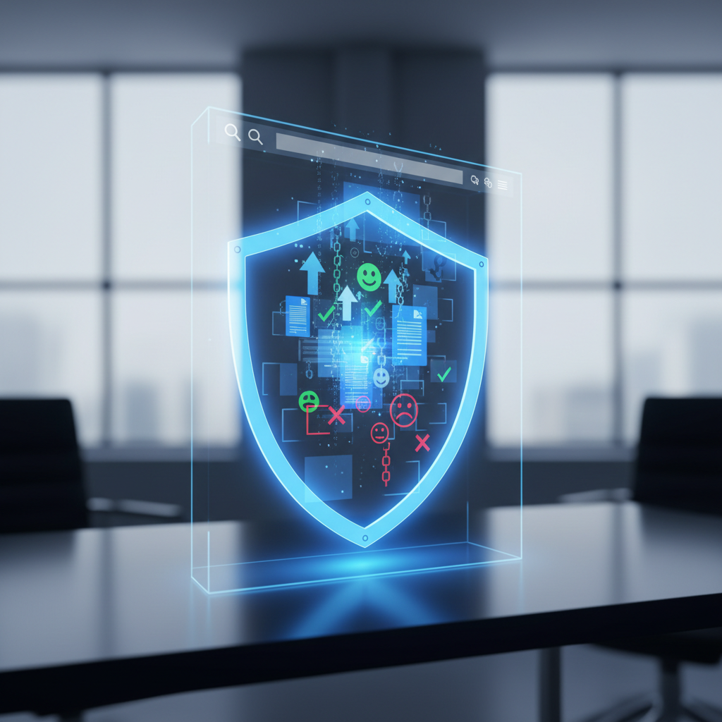 Digital shield suppressing negative search results in 2026