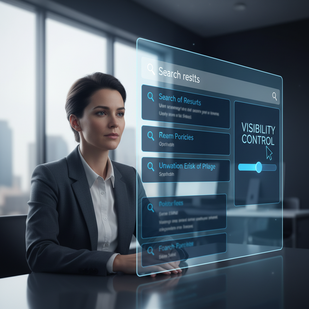 Professional managing negative Google search results in 2026